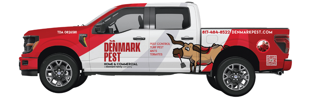 Denmark pest wrapped truck after Pest Control service